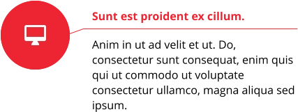 Sunt est proident ex cillum.  Anim in ut ad velit et ut. Do, consectetur sunt consequat, enim quis qui ut commodo ut voluptate consectetur ullamco, magna aliqua sed ipsum.