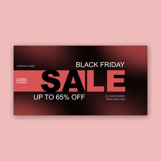 Free black friday template