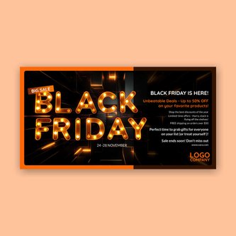 Free black friday template