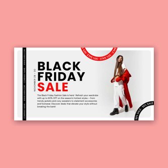 Free black friday template