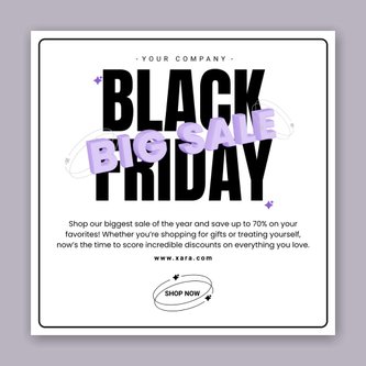 Free black friday template