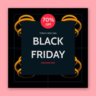 Free black friday template