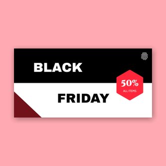 Free black friday template