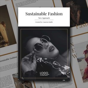 Free e-books  sustainable fashion template