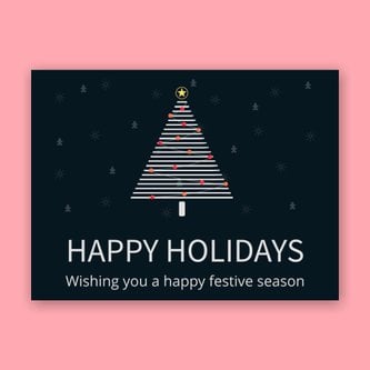 Free e-card template