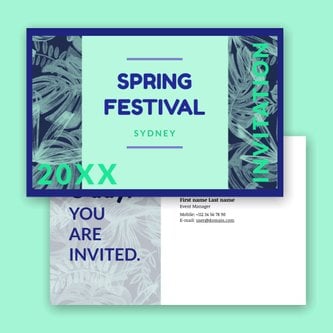 Free event template