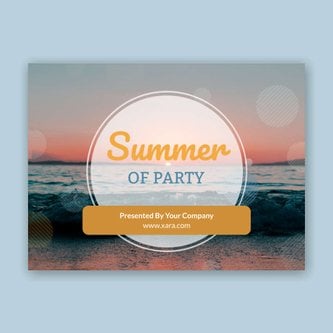 Free event template