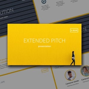 Free presentation  extended pitch template