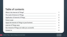 Free presentation   iot consulting template