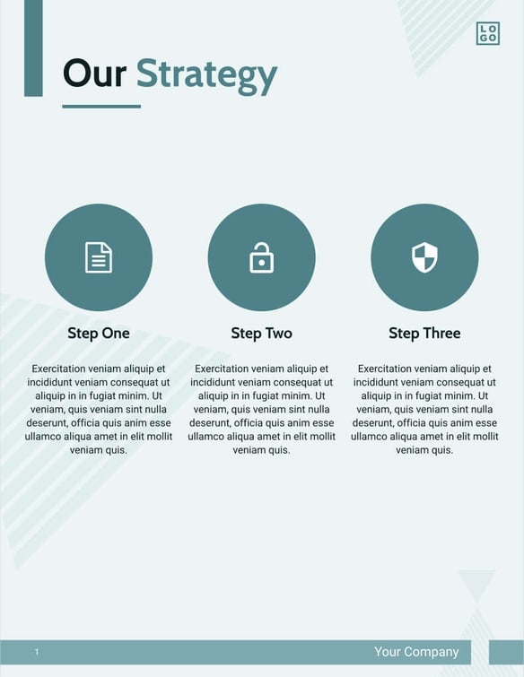 Free proposal – strategy template