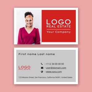 Free Real Estate Business Cards Templates Quick And Easy To Customize Xara Cloud