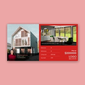 Free real estate – facebook template