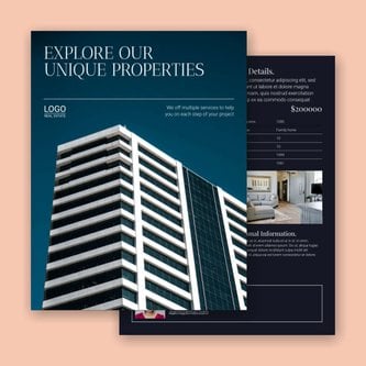 Free real estate – flyer template