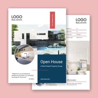 Free real estate – flyer template