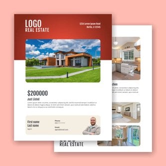 Free real estate – flyer template