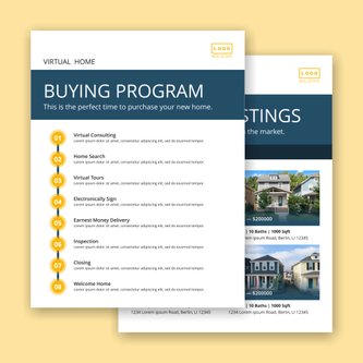 Free real estate – flyer template