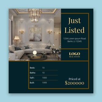 Free real estate – instagram template