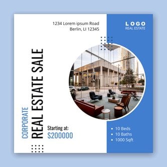 Free real estate – instagram template