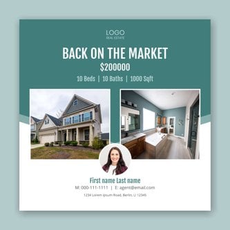 Free real estate – instagram template