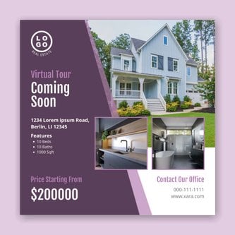 Free real estate – instagram template