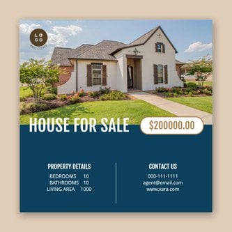 Free real estate – instagram template