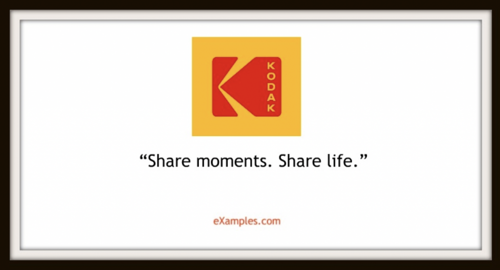 Kodak's brand message