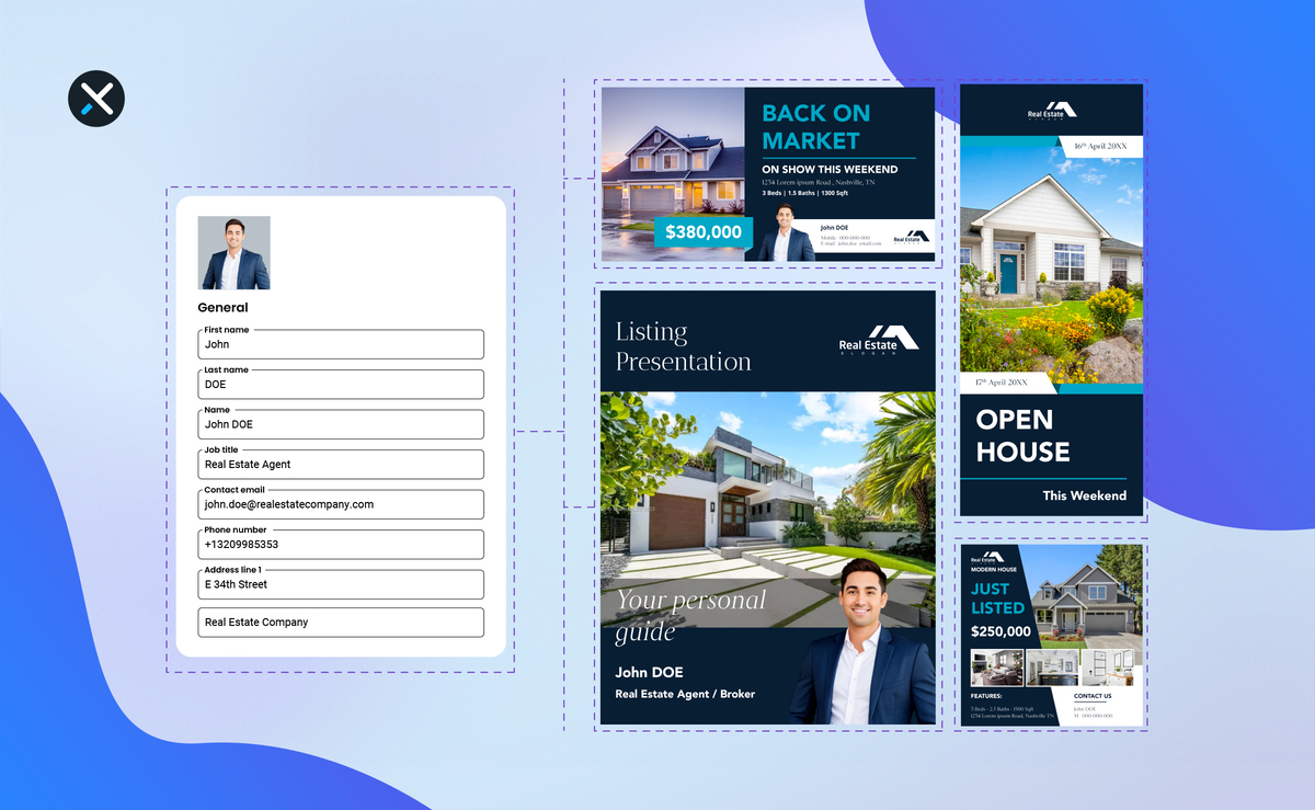 Xara Templates for Real Estate Marketing Campaigns