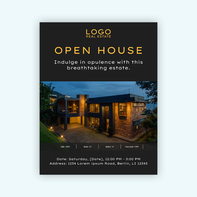 Open house templates