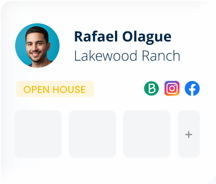 after: open house real estate campaign example